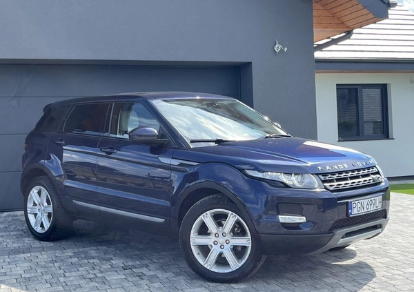 Land Rover Range Rover Evoque cena 77000 przebieg: 121500, rok produkcji 2015 z Gniezno małe 191